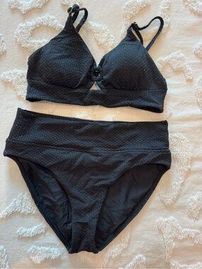 Designer Bikini With Gold Accents